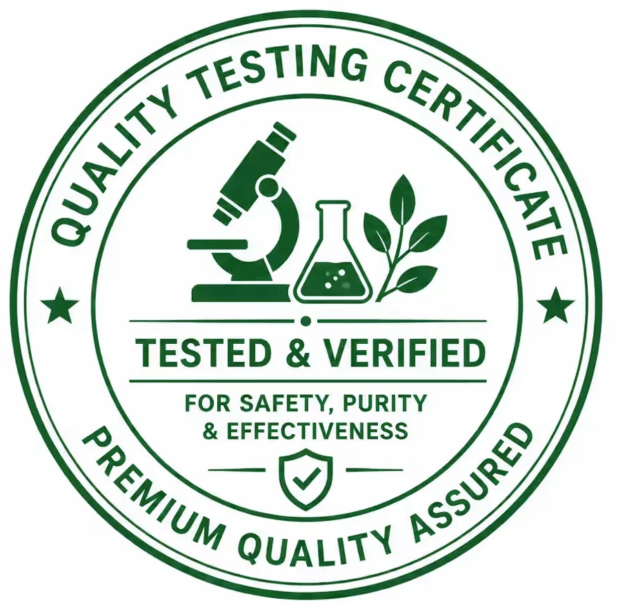 Quality Testing Certificate